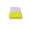 黄色い100ul液体の実験室のピペットはODMの衛生検査隊の消耗品をひっくり返す