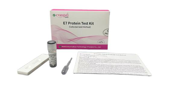 子宮頸がんスクリーニング用HPV E7オンコプロテイン検査キット（15分で結果、自己採取、がん細胞タンパク質直接検出）